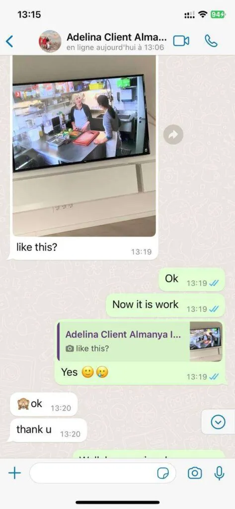 WhatsApp customer feedback screenshot 4 BingeIPTV